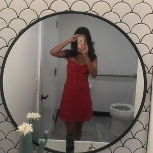 Princess Polly love birds mini dress